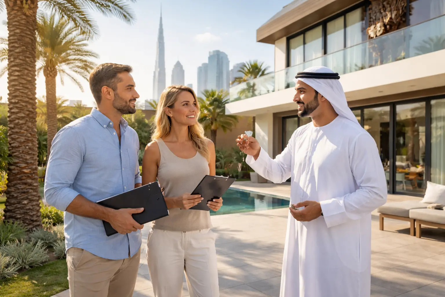 Dubai real estate consultation with clients